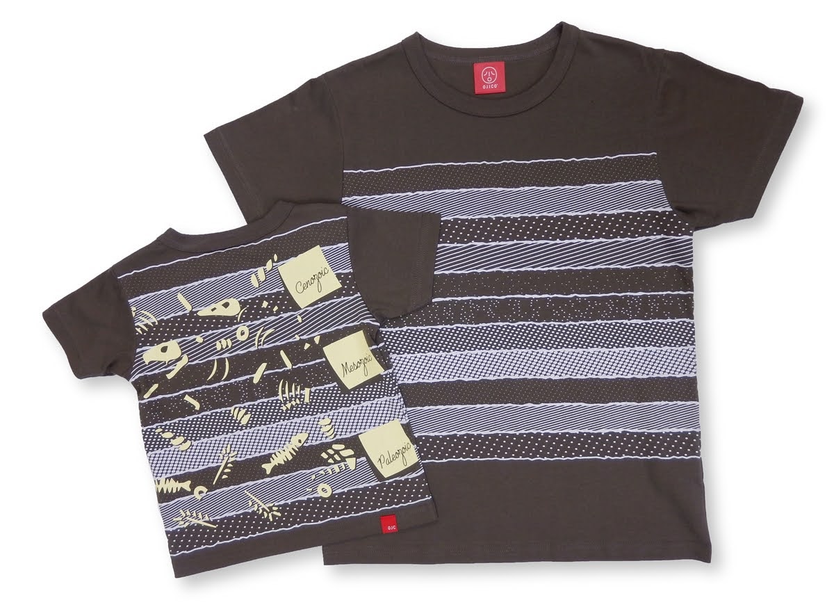 地層の断面からなる独特なボーダー柄！ TシャツのOJICOから新作